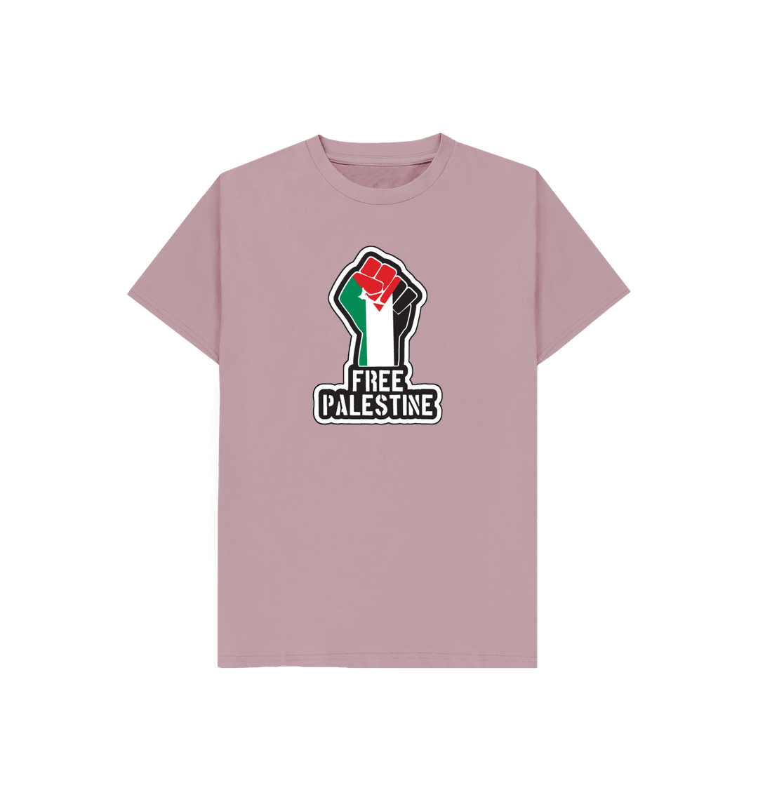 Mauve Kids 100% Organic Cotton 'Free Palestine' Eco Tee