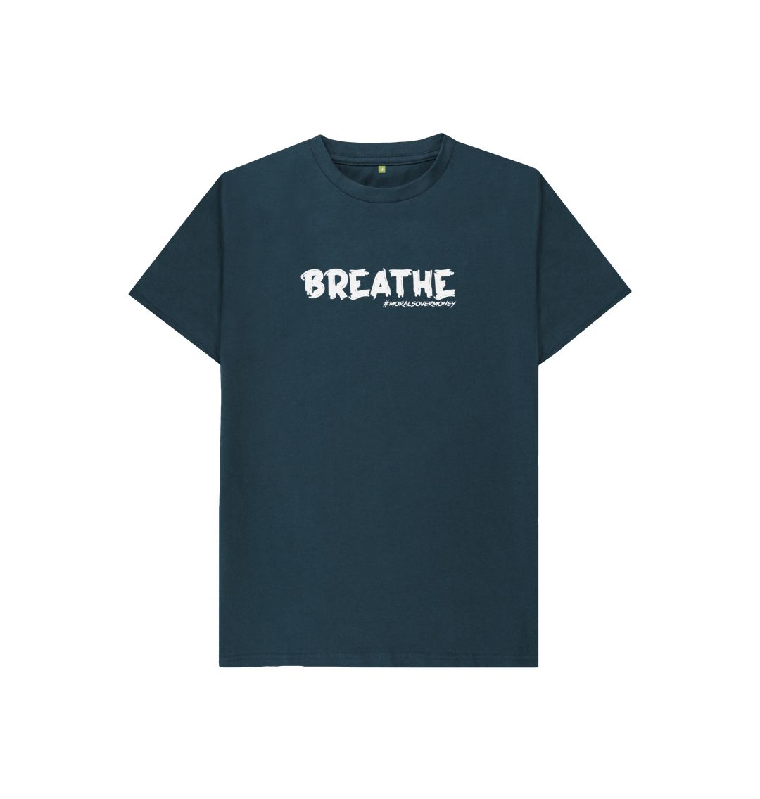 Denim Blue Kids Breath - Organic T-Shirt