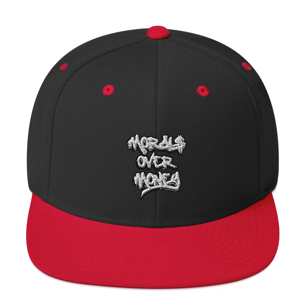 Morals Over Money - Snapback Hat