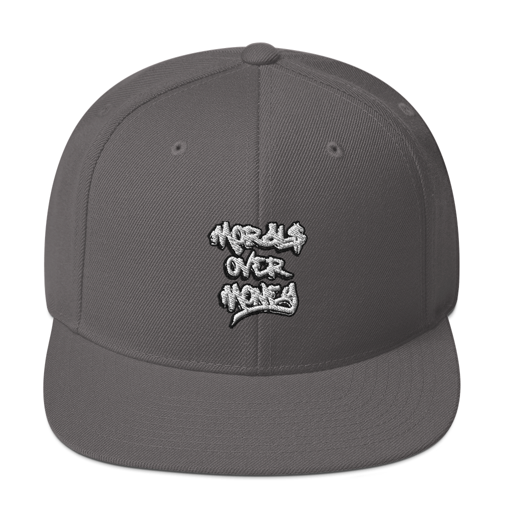 Morals Over Money - Snapback Hat