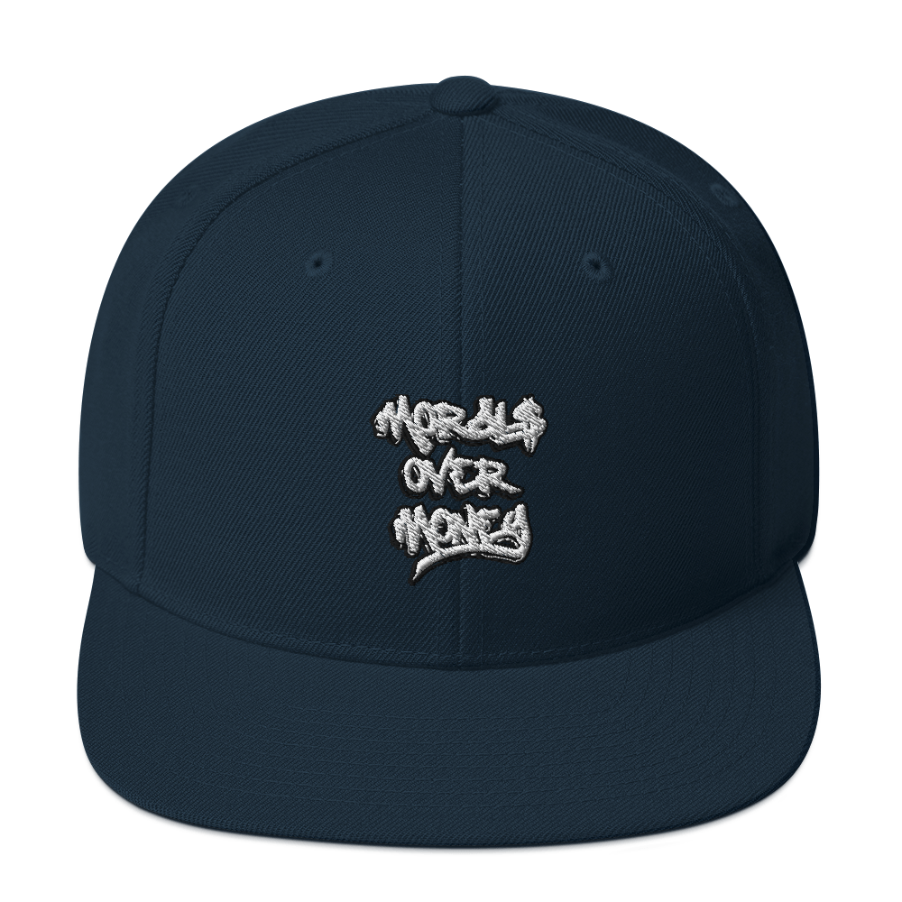 Morals Over Money - Snapback Hat