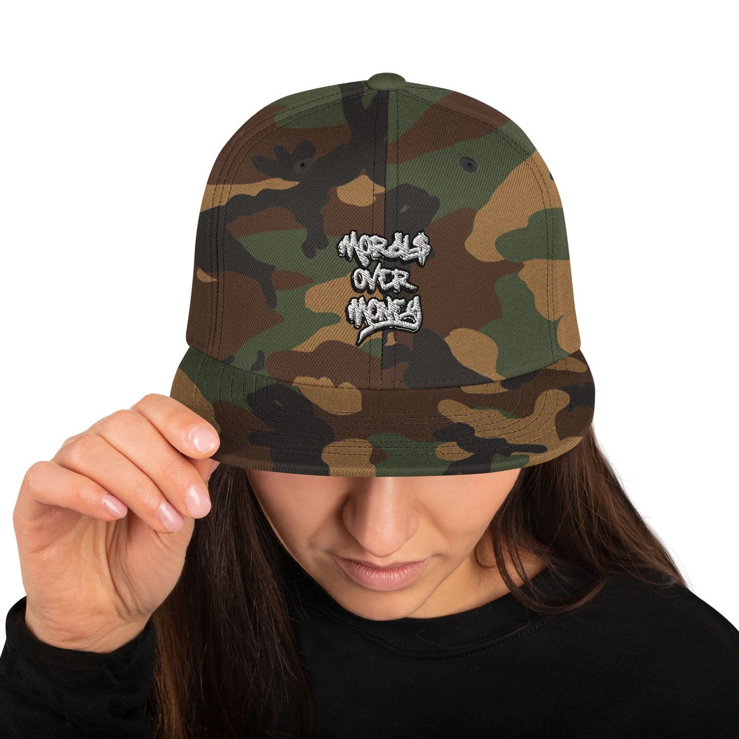 Morals Over Money - Snapback Hat