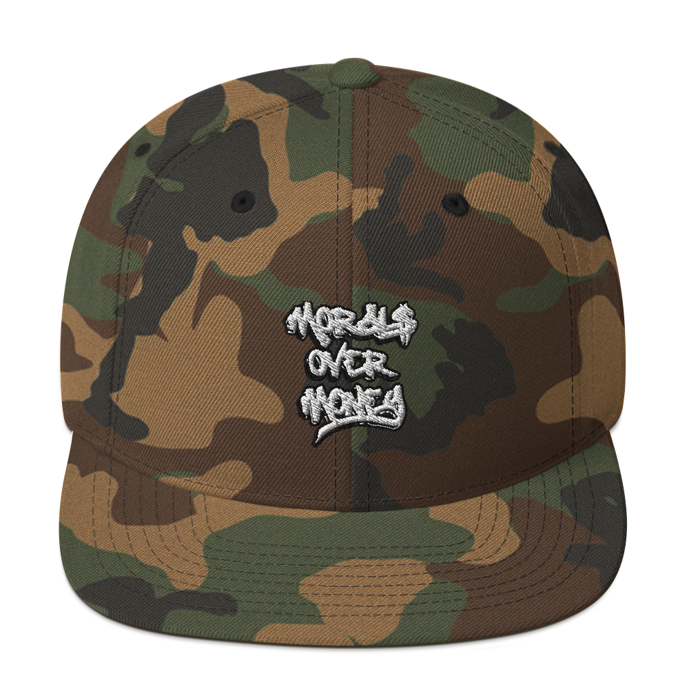 Morals Over Money - Snapback Hat