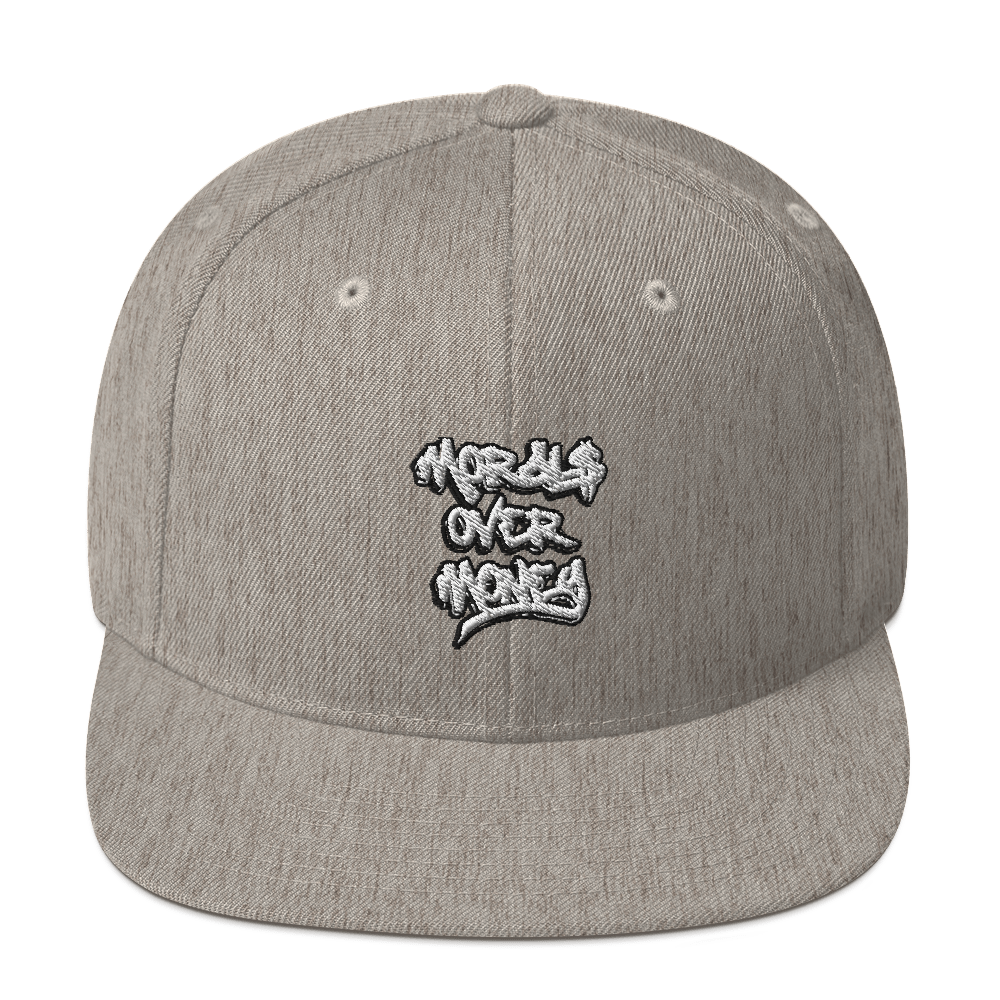 Morals Over Money - Snapback Hat