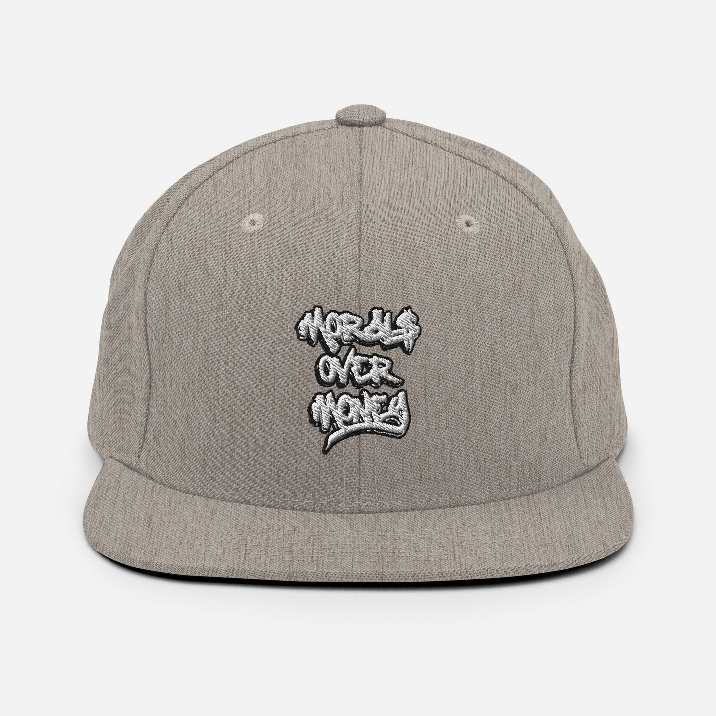 Morals Over Money - Snapback Hat