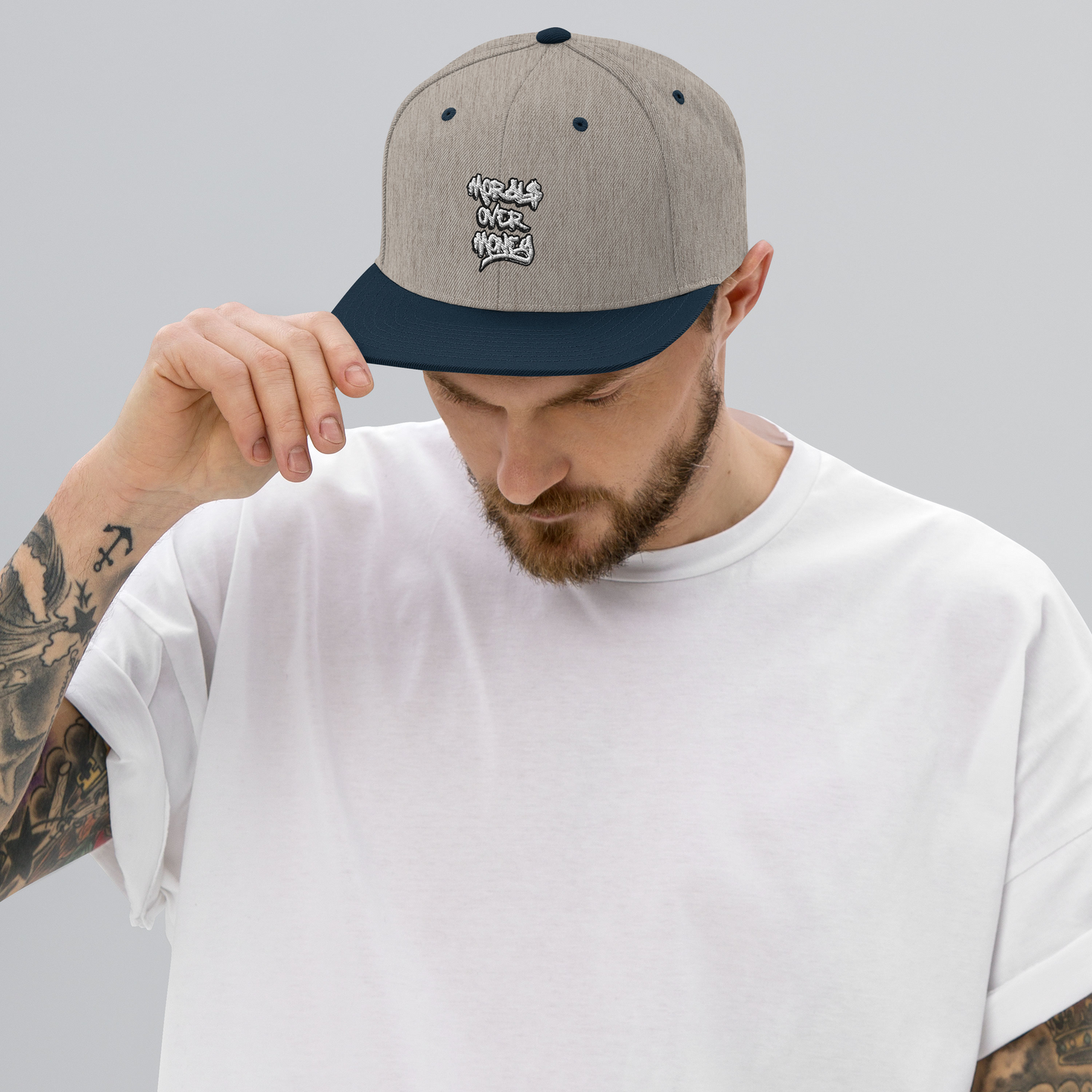 Morals Over Money - Snapback Hat