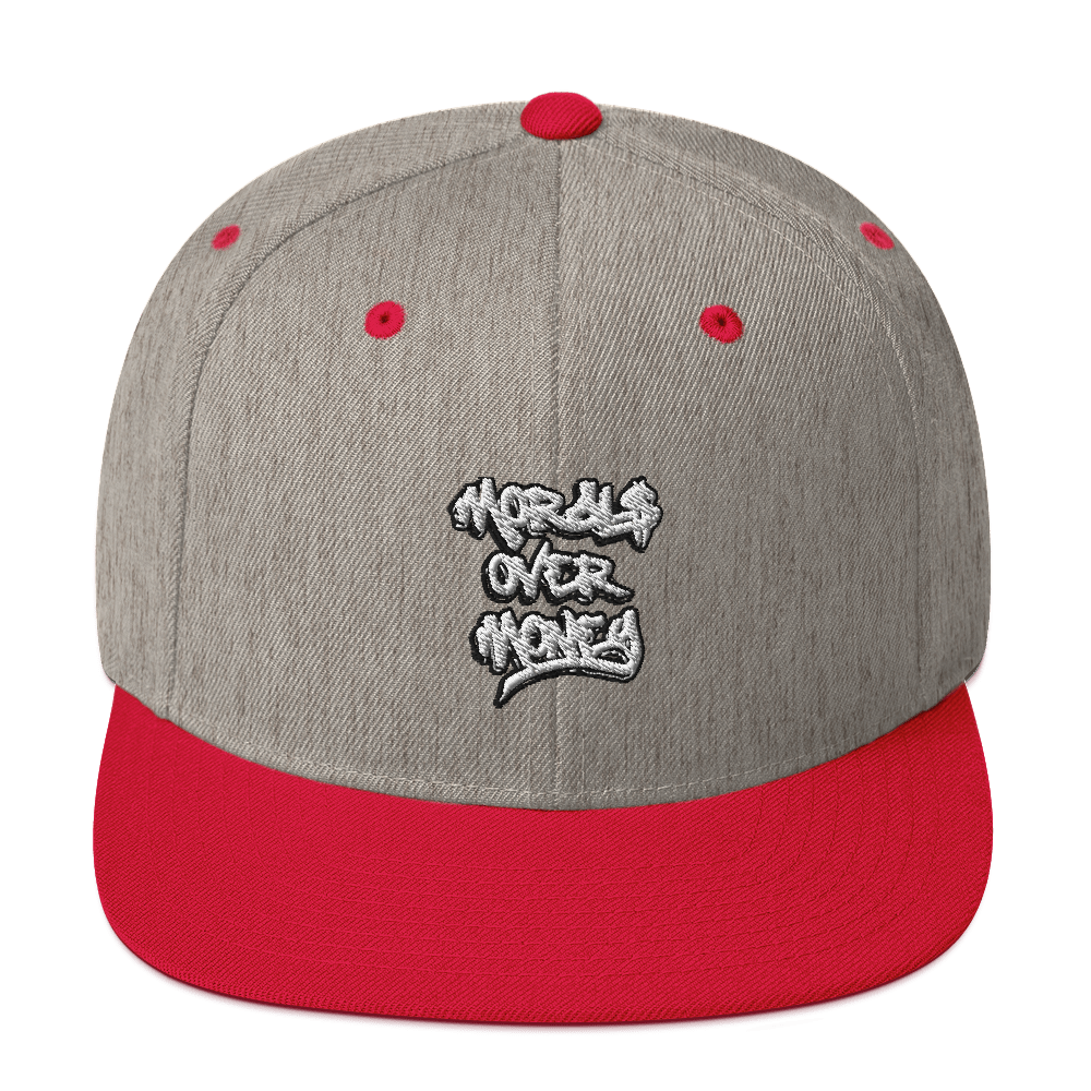 Morals Over Money - Snapback Hat
