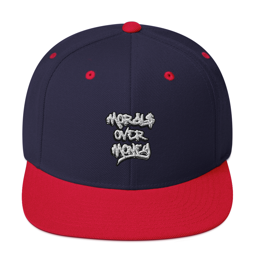 Morals Over Money - Snapback Hat