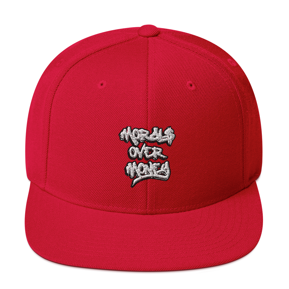 Morals Over Money - Snapback Hat