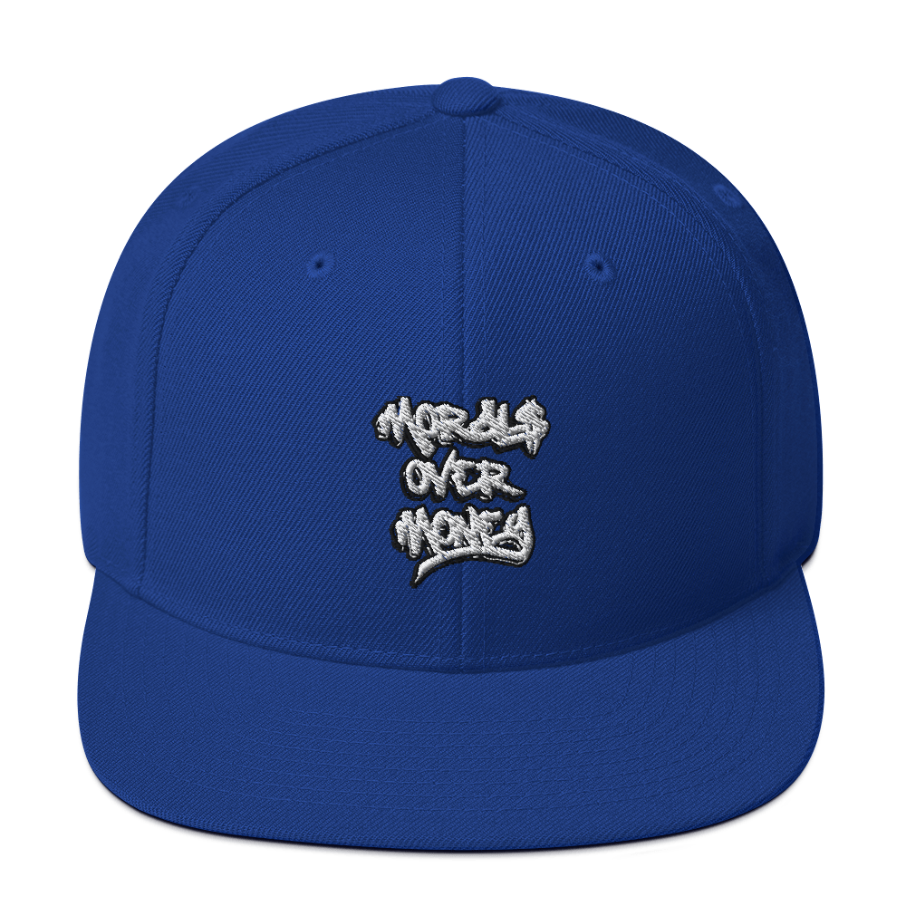Morals Over Money - Snapback Hat