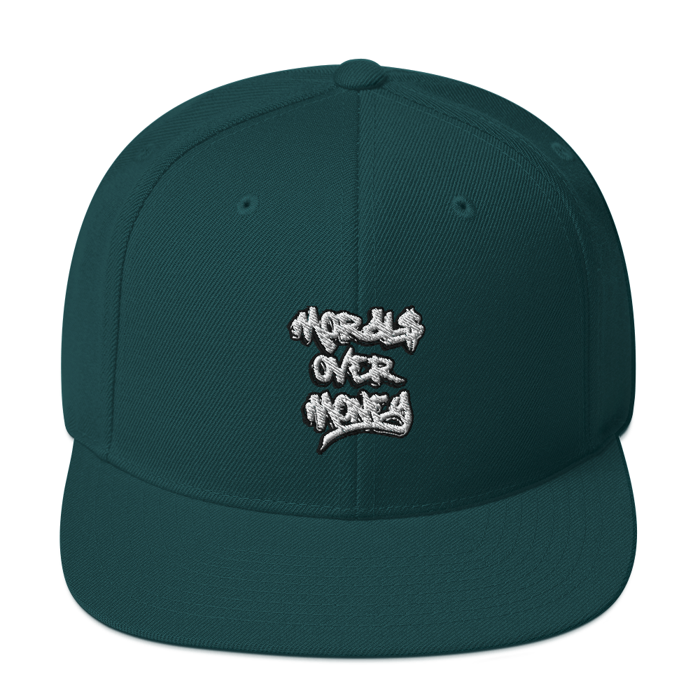 Morals Over Money - Snapback Hat