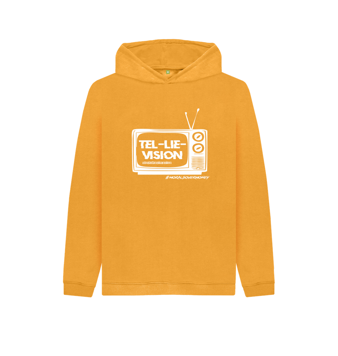 Mustard Kid's 100% Organic Cotton 'Tel-Lie-Vision' Eco Hoody