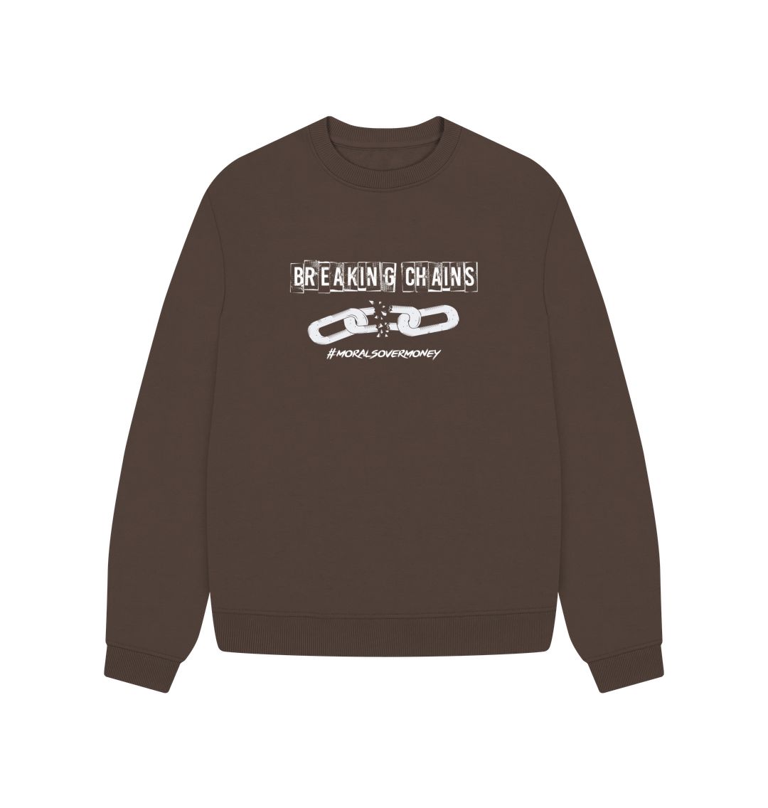 Chocolate Women's Oversized - Breaking Chains Organic Jump