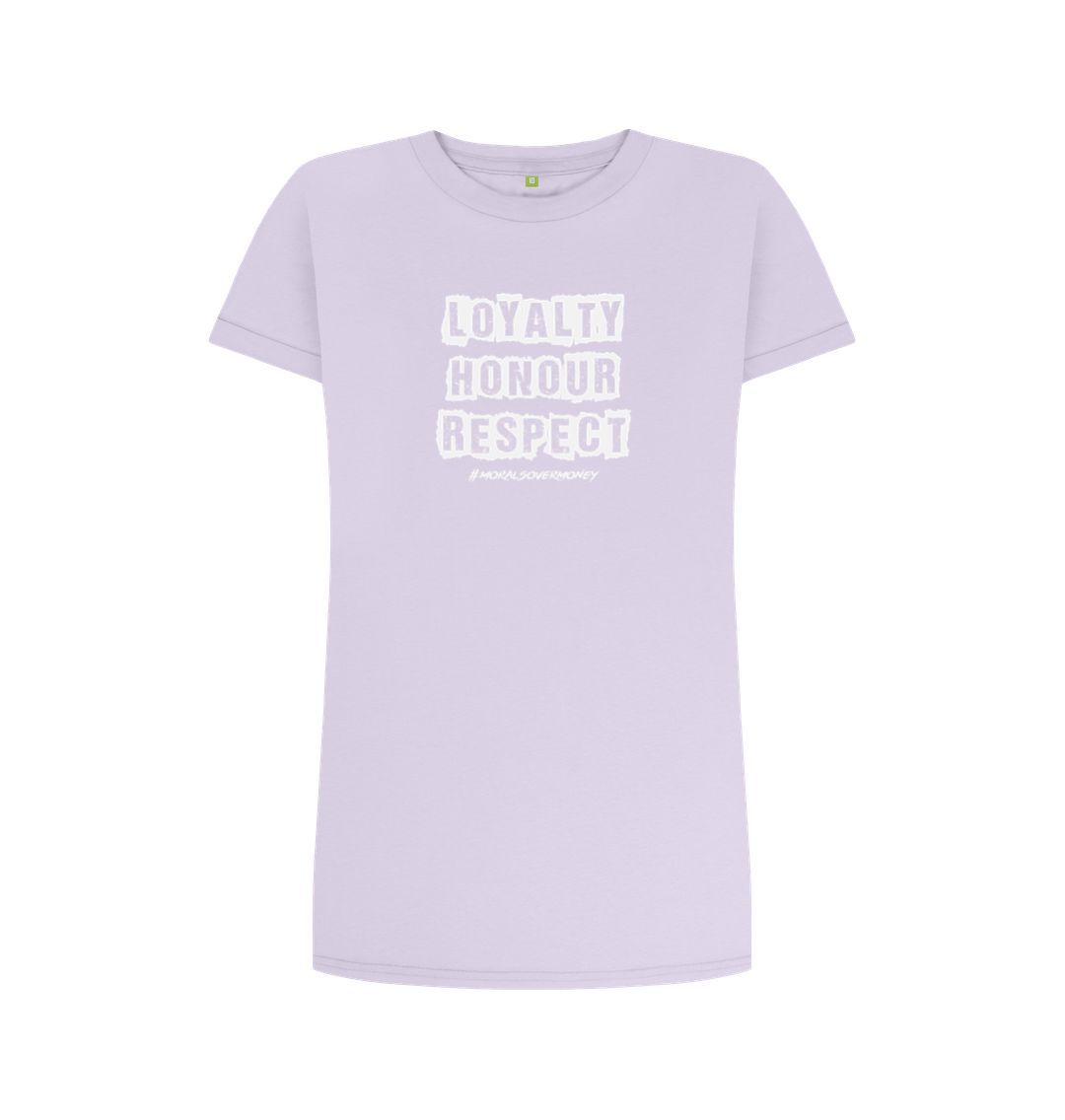 Violet Women's -  Loyalty, Honour, Respect, Dress Tee