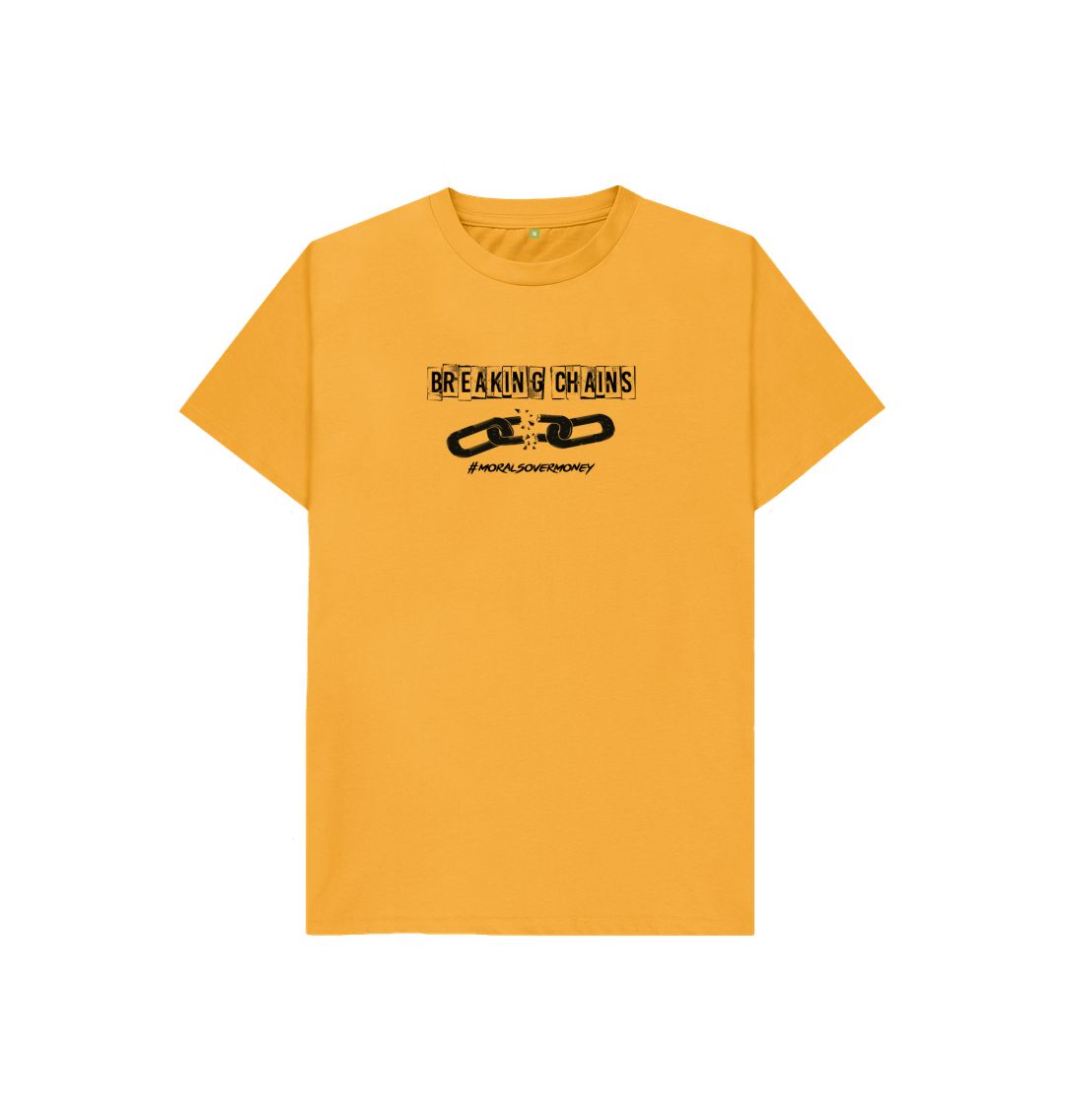Mustard Kids Breaking Chains - Organic T-Shirt.