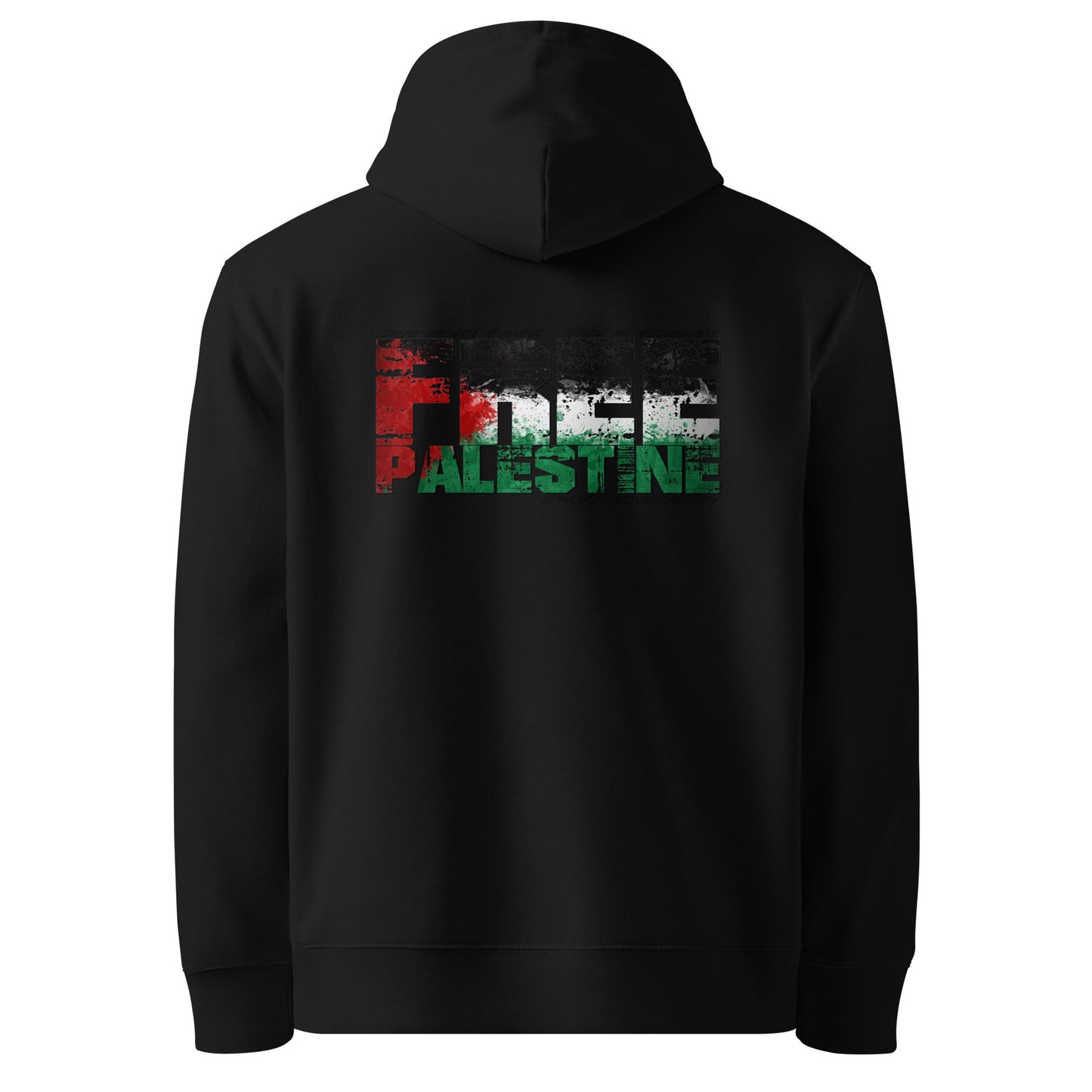 100% Organic Cotton Essentials 'Morals Over Money - Free Palestine' Eco Hoodie