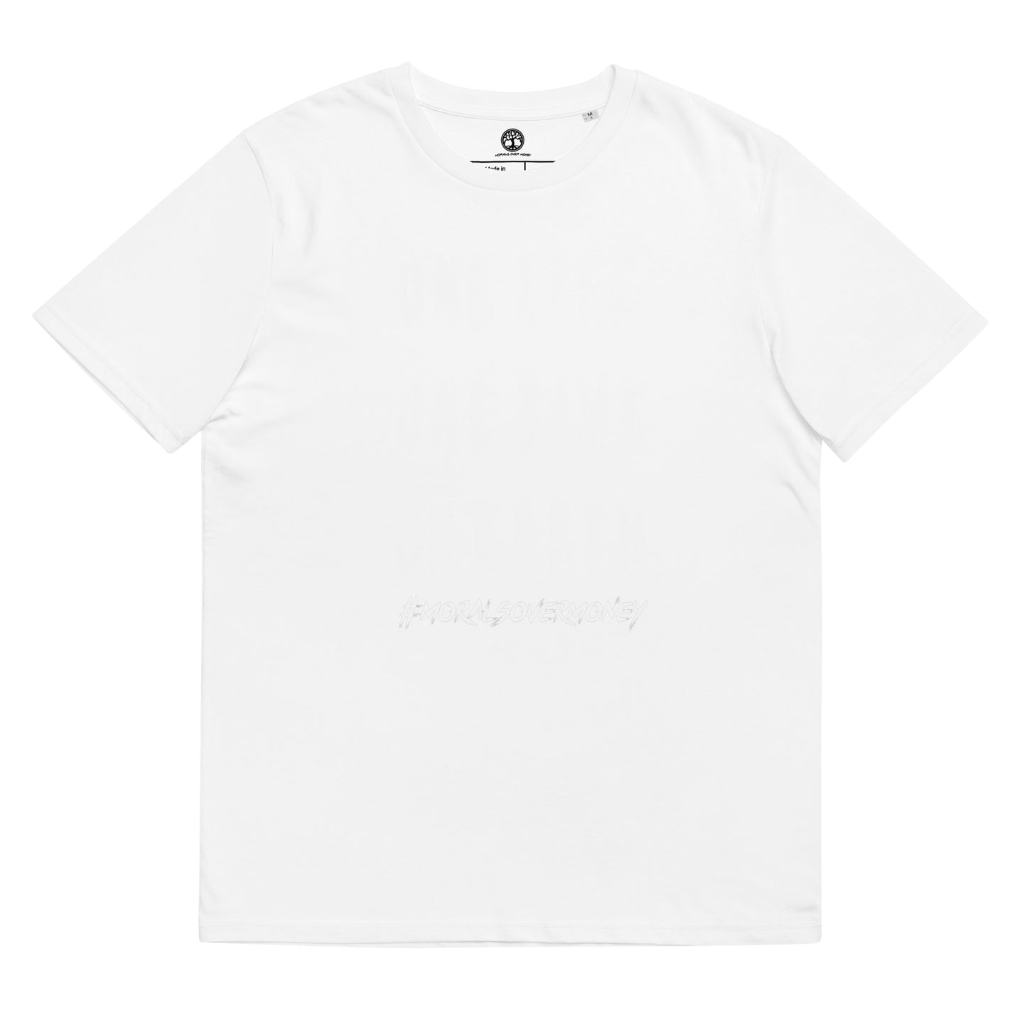 100% Organic Cotton 'One Life' Eco Tee - White Logo