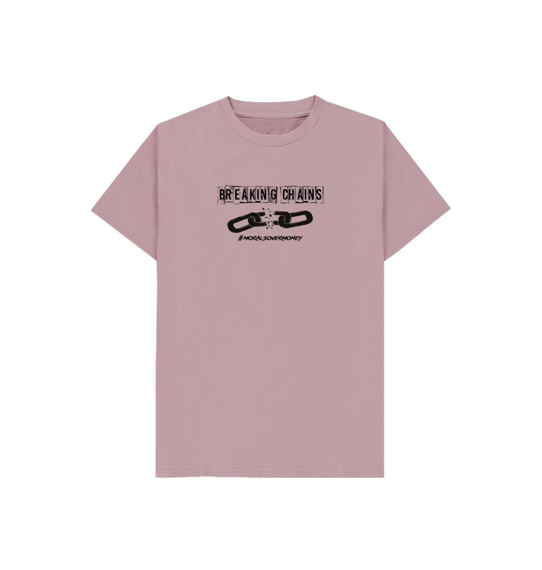 Mauve Kids Breaking Chains - Organic T-Shirt.