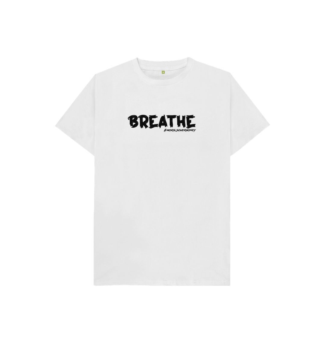 White Kids Breathe - Organic T-Shirt.