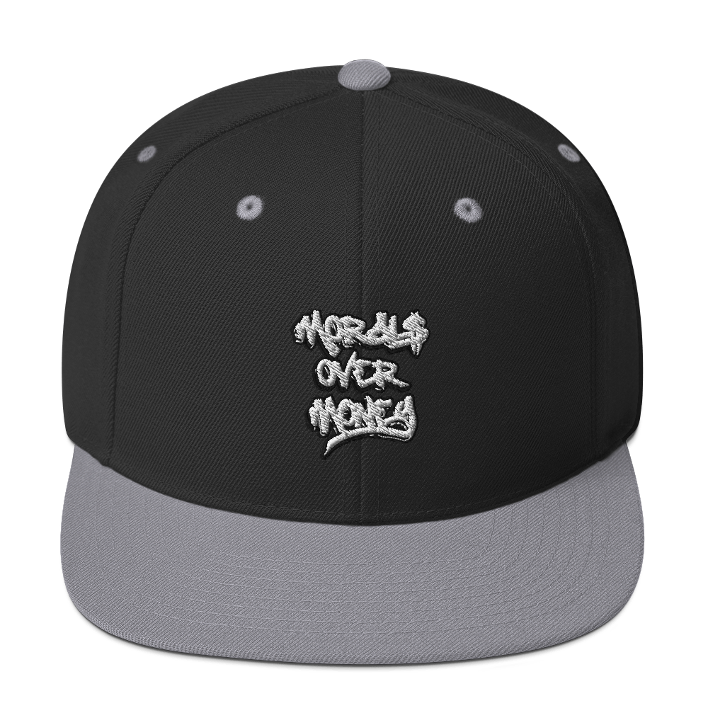 Morals Over Money - Snapback Hat