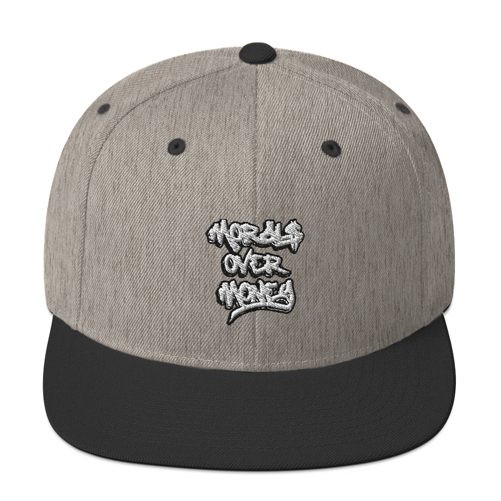 Morals Over Money - Snapback Hat