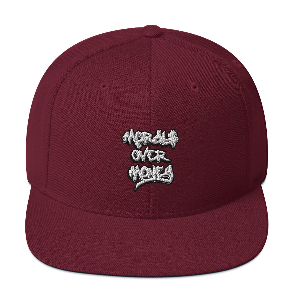 Morals Over Money - Snapback Hat