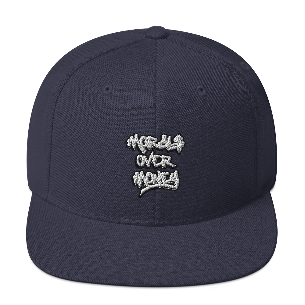 Morals Over Money - Snapback Hat