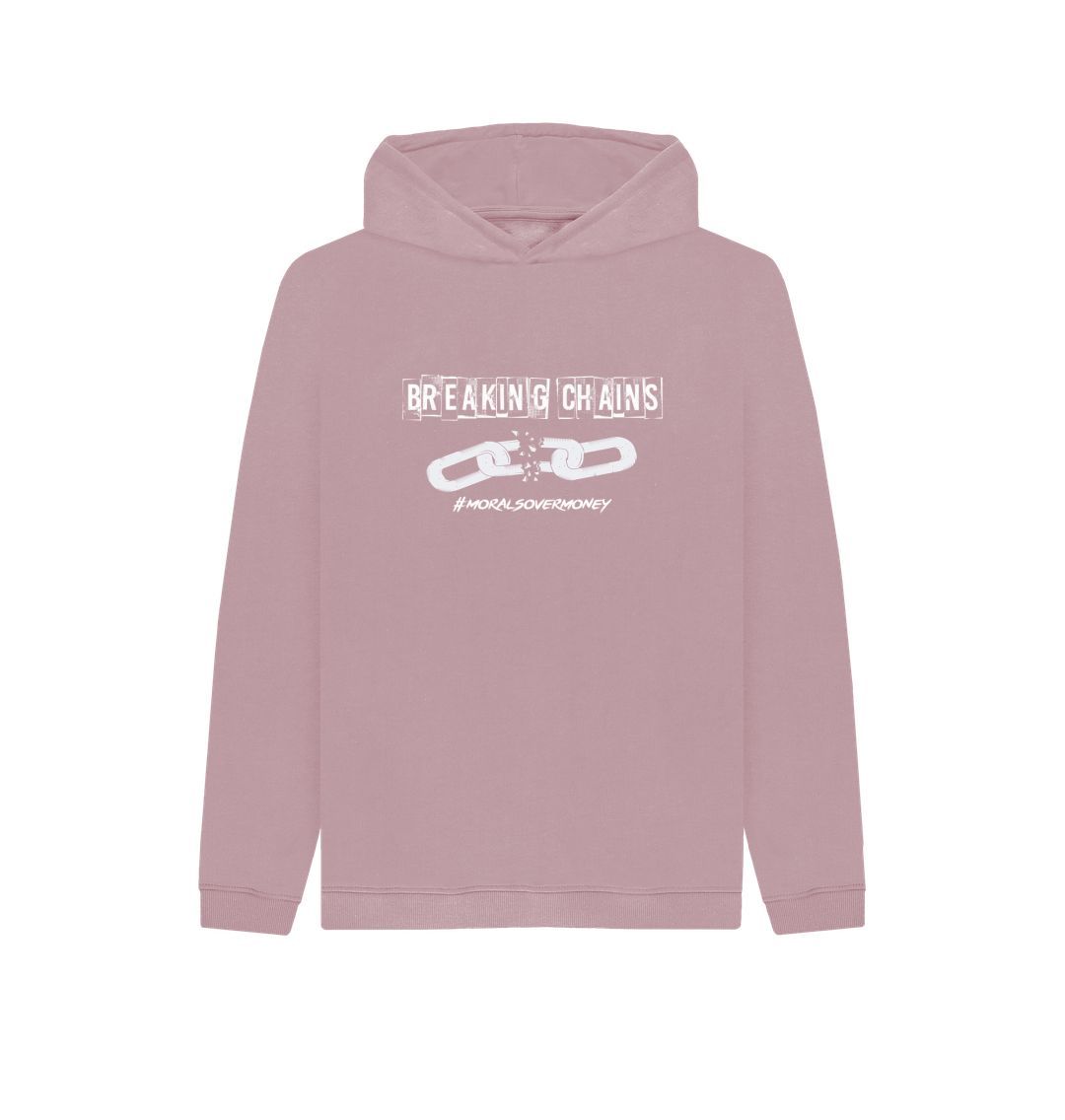 Mauve Kids Breaking Chains - Organic Hoody