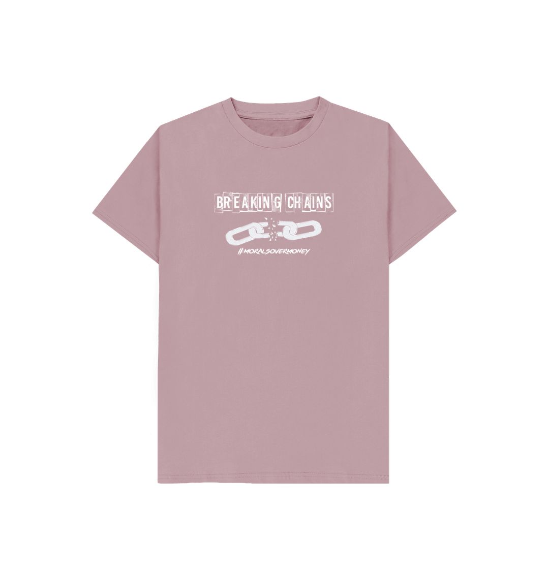 Mauve Kids Breaking Chains - Organic T-Shirt