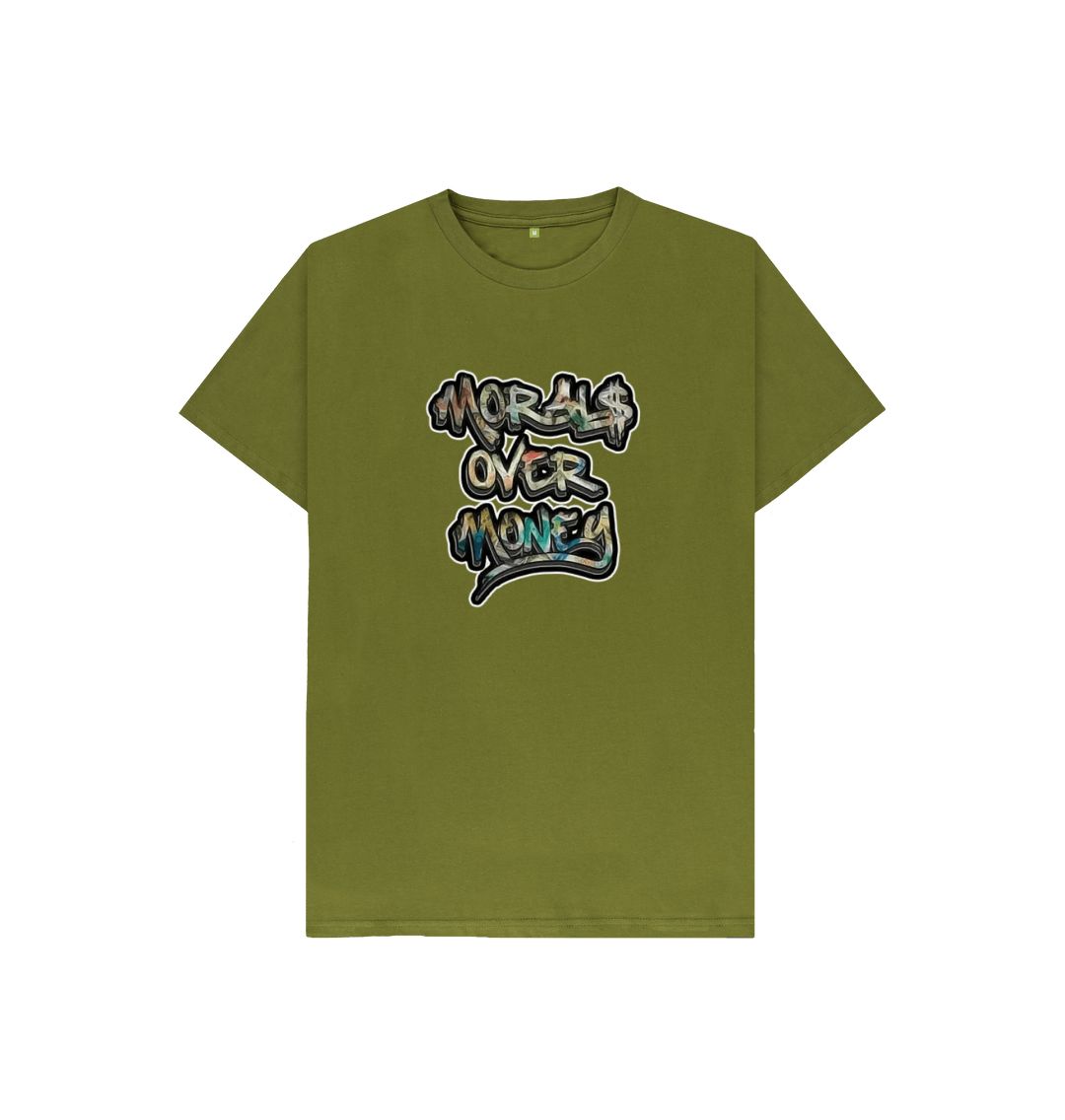 Moss Green Kids - Original Morals Over Money Tee