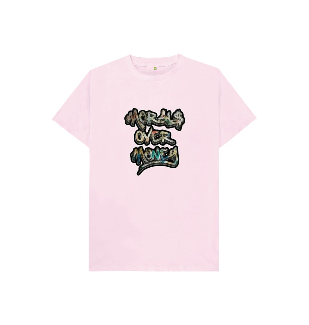 Pink Kids - Original Morals Over Money Tee