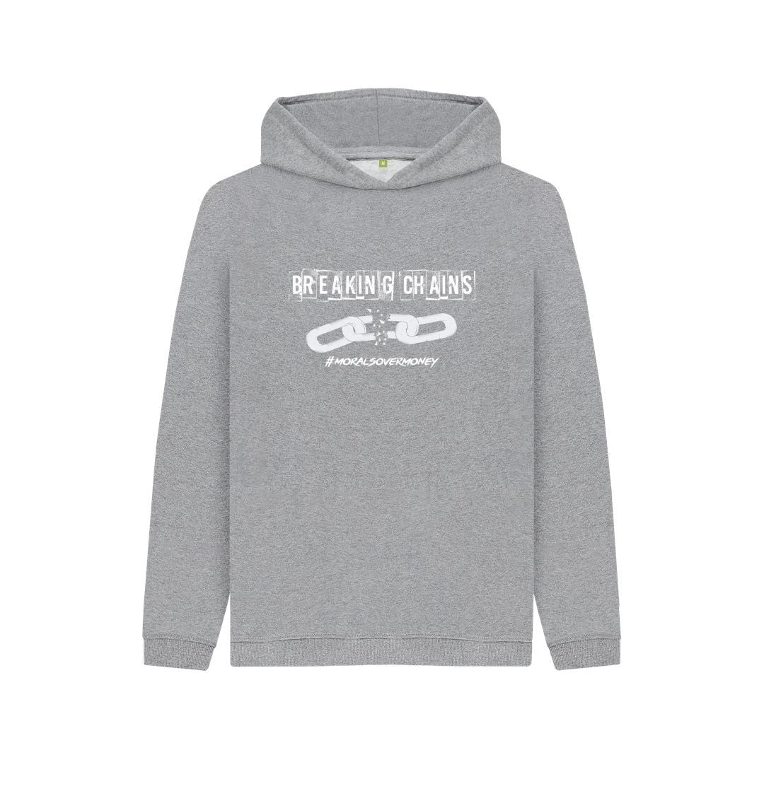 Athletic Grey Kids Breaking Chains - Organic Hoody