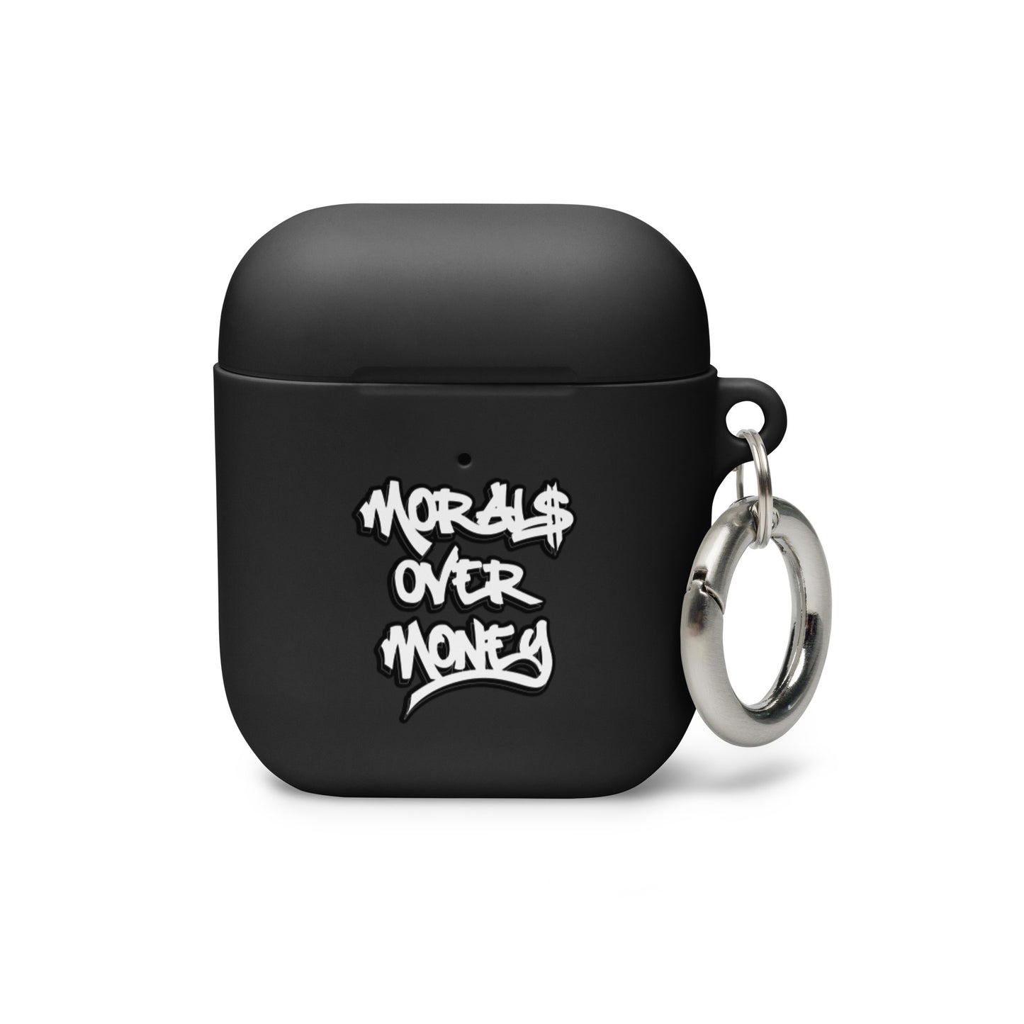 Morals Over Money - Rubber Case for AirPods®