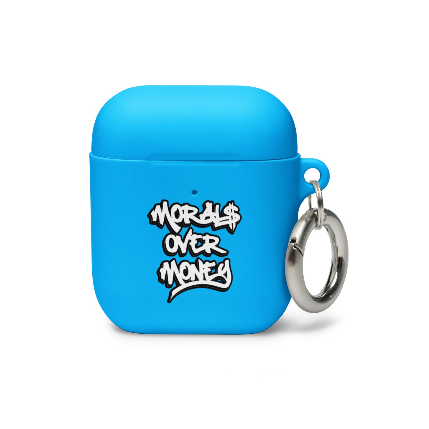 Morals Over Money - Rubber Case for AirPods®