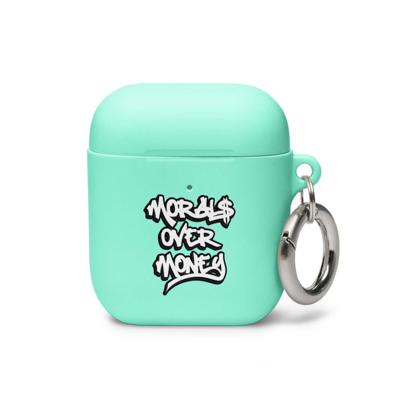 Morals Over Money - Rubber Case for AirPods®