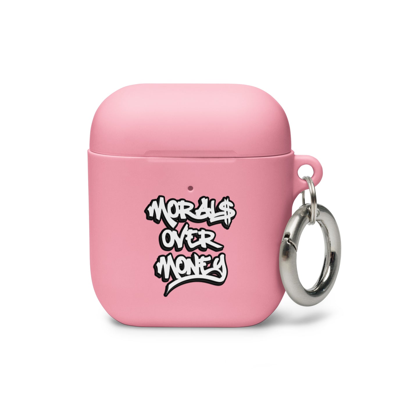 Morals Over Money - Rubber Case for AirPods®