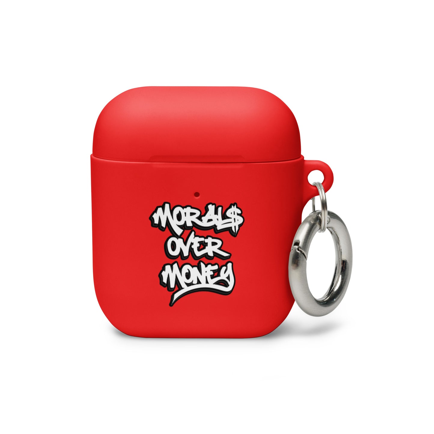 Morals Over Money - Rubber Case for AirPods®