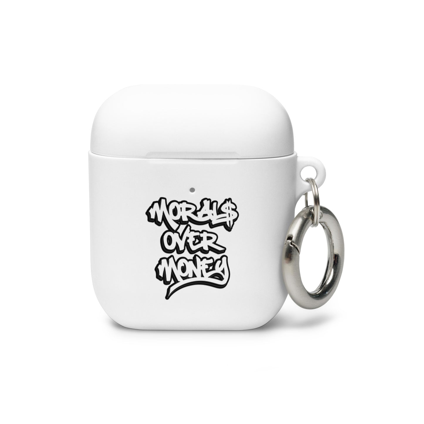 Morals Over Money - Rubber Case for AirPods®