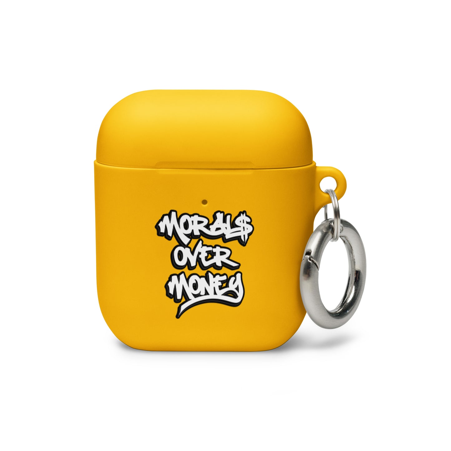 Morals Over Money - Rubber Case for AirPods®