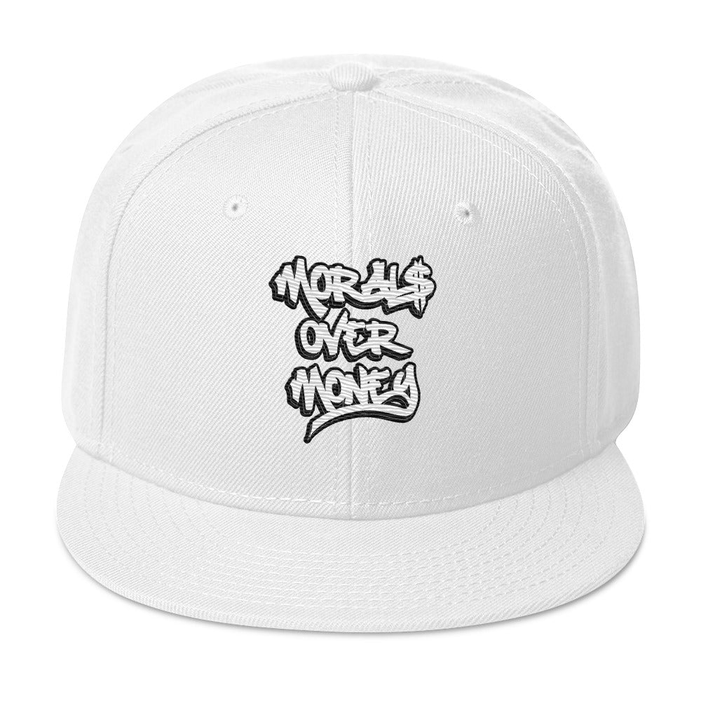 Morals Over Money - Embroidered Snapback