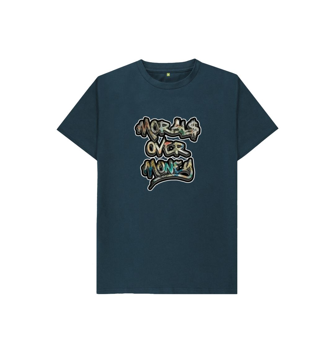 Denim Blue Kids - Original Morals Over Money Tee