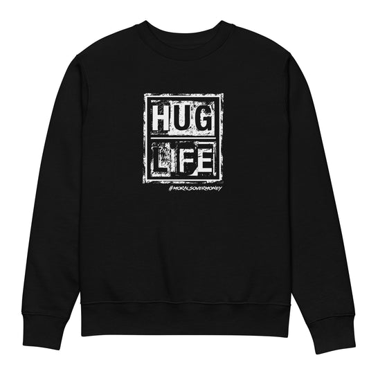 100% Organic Cotton 'Hug Life' Eco Jumper