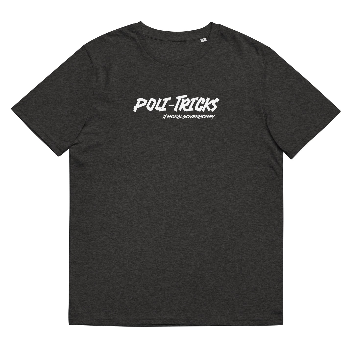 100% Organic Cotton 'Poli-Tricks' Eco Tee - White Logo