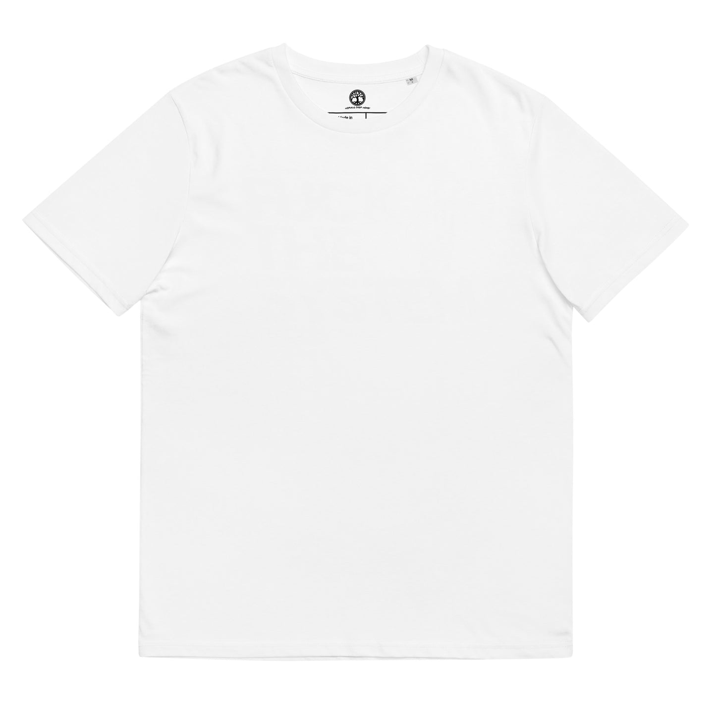 100% Organic Cotton 'F**k The System' Eco Tee - White Logo